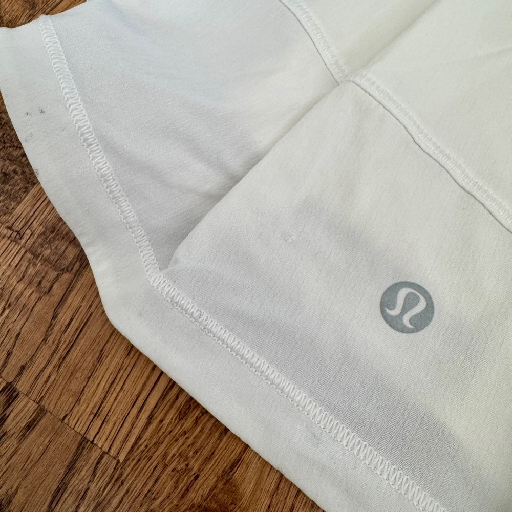 Lululemon Pace Rival Skirt White Tennis Women's Size 8 W8A84R L - Picture 9 of 9